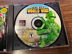 Army Men: World War - Playstation PS1 Black Label Complete