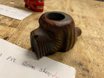 Vtg dog face Smoking Pipe Hand carved Tobacco Head Rare! Cool Piece! Scotty Shee