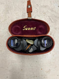 vtg Summit No: T-6 17326 6 X 30 binoculars with original leather case rare