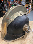 Vtg Firemen Helmet WW1 1900's Leather Antique Fire Fighter German Kaiser Pickelh