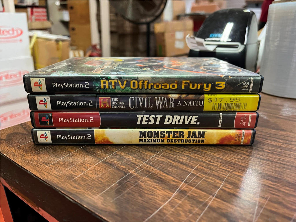 VTG Lot of 4 PlayStation 2 Video Games: racing and war titles –  cyclewarehouse.online