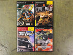 VTG Lot of 4 PlayStation 2 Video Games: racing and war titles