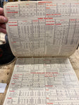 1960 Kendall Oil Lube chart Sign Adv Service station Garage Harley indian Auto