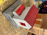 Vtg Lionel 125 Whistling Station Orig Box O guag Metal RR Toy train Acc Railroad