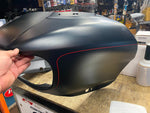 Denim Black FLTRXS Factory Outer Fairing Road Glide Red Stripe Special OEM Nice!