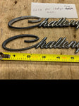 Vtg Orig Mopar Challenger Fender Emblems Badges Dodge OEM Stock 70's