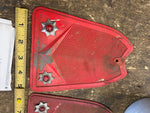 Vtg Mudflaps Harley K model Xlh Ironhead Sportster Hummer 125 motorcycle jewel!