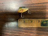 Vtg 1950s Pico Perch type Wooden Tiny Fishing Lure