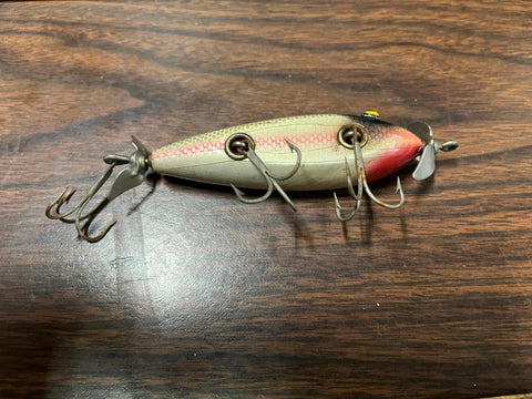 Vintage 1950s Creek Chub Injured Minnow Wooden Fishing Lure – cyclewarehouse.online Vintage 1950s Creek Chub Injured Minnow Wooden Fishing Lure – cyclewarehouse.online