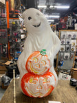 31" Ghost Jackolanterns Pumpkins Halloween Decor Yard Blow Mold Empire Light up