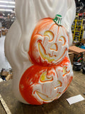 31" Ghost Jackolanterns Pumpkins Halloween Decor Yard Blow Mold Empire Light up