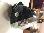 New Lucas 7"headlight headlamp SSU 700 BSA Triumph Norton bobber w/bulb 93-04623