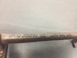 Vintage Gunn Pgh Pa Cast Iron Folding Saw Clamp Antique Tools Wood Work 1900's!