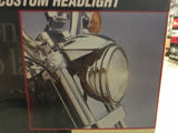 5 3/4 Chrome headlight Harley-Davidson Motorcy Sportster FX Shovelhead FXR 1973^