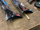 Slip On Mufflers Harley FLH Bagger Ultra Classic Road Street glide King Fishtail