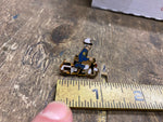 Vtg harley davidson Police bike Pin FLH Electra Glide 1960's Amf Cap Hat panhead