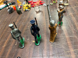 VTG Antique Lot of 5 Lead/Metal Toy Soldiers Barclay Doughboy officers