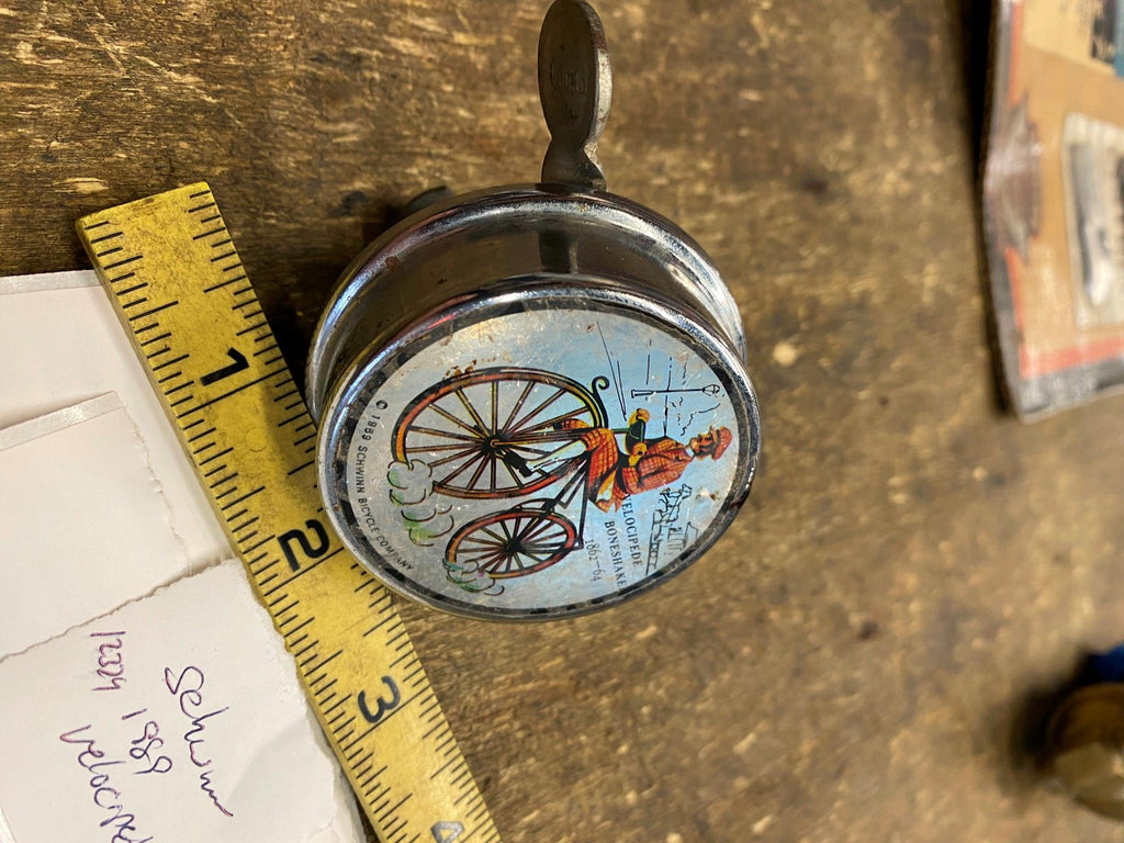 schwinn bicycle bell Vtg Antique Handlebar Bell Velocipede Bone Shaker Schwinn Penny Farthi – cyclewarehouse.online