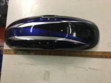 VROD VRS CA CUSTOM PAINT SET BLUE FLAMMES OEM HARLEY TANK / FRONT / BACK FENDER