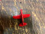 VTG 1950s Made in USA Lot of 7 Irwin Red Small Airplane Toy Prizes