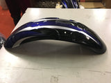 VROD VRS CA CUSTOM PAINT SET BLUE FLAMMES OEM HARLEY TANK / FRONT / BACK FENDER