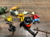 VTG Lot of 15 Rubber/Plastic Figurine Animals & Replacement pieces