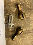 VTG Harley VL RL JD Single Dash Switch Keys Flippers 1926-32 OEM FACTORY BRASS!