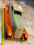 Antique Pierce arrow Girard Tin Toy Car Windup Vtg 13" Metal Auto Unrestored!!