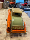 Antique Pierce arrow Girard Tin Toy Car Windup Vtg 13" Metal Auto Unrestored!!