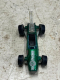 vtg 1969 Hot Wheels Redline Mattel Brabham Repco F1 green Hong Kong
