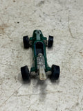 vtg 1969 Hot Wheels Redline Mattel Brabham Repco F1 green Hong Kong