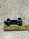 vtg 1969 Hot Wheels Redline Mattel Brabham Repco F1 green Hong Kong