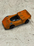vtg 1968 Hot Wheels Redline Mattel Mclaren orange made in USA