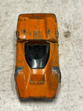 vtg 1968 Hot Wheels Redline Mattel Mclaren orange made in USA