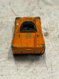 vtg 1968 Hot Wheels Redline Mattel Mclaren orange made in USA