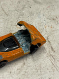 vtg 1968 Hot Wheels Redline Mattel Mclaren orange made in USA
