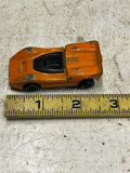 vtg 1968 Hot Wheels Redline Mattel Mclaren orange made in USA