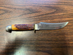VTG original Made in Japan Buffalo Skinner YCC 154 Stag Handled Knife