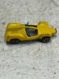 vtg 1969 Hot Wheels Redline Mattel Double Vision yellow Hong Kong