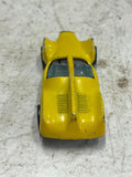 vtg 1969 Hot Wheels Redline Mattel Double Vision yellow Hong Kong