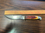 VTG original Made in Japan Buffalo Skinner YCC 154 Stag Handled Knife