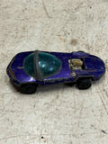 vtg 1967 Hot Wheels Redline Mattel Silhouette purple dark interior Hong Kong