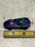 vtg 1967 Hot Wheels Redline Mattel Silhouette purple dark interior Hong Kong