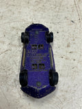 vtg 1967 Hot Wheels Redline Mattel Silhouette purple dark interior Hong Kong