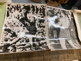 Vtg Collection Boxing Pictures Autographs 1920's Scrapbook Personal notes Articl
