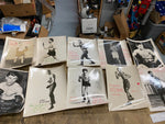 Vtg Collection Boxing Pictures Autographs 1920's Scrapbook Personal notes Articl