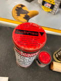 Vintage Woodhill auto Body Repair Kit Tin Can bottle Graphix 1940's Oil Gas Petr