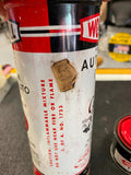 Vintage Woodhill auto Body Repair Kit Tin Can bottle Graphix 1940's Oil Gas Petr