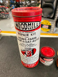 Vintage Woodhill auto Body Repair Kit Tin Can bottle Graphix 1940's Oil Gas Petr