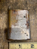 The Cleveland Motorcycle Lighter 1900's Advertisement Toledo Oh Vtg Match Safe!